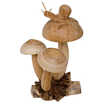 Статуэтка из дерева улитка Animals of the World варинант исполнения - 4 | Loft Concept в Твери