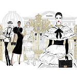 Megan Hess. Elegance варинант исполнения - 4 | Loft Concept в Твери