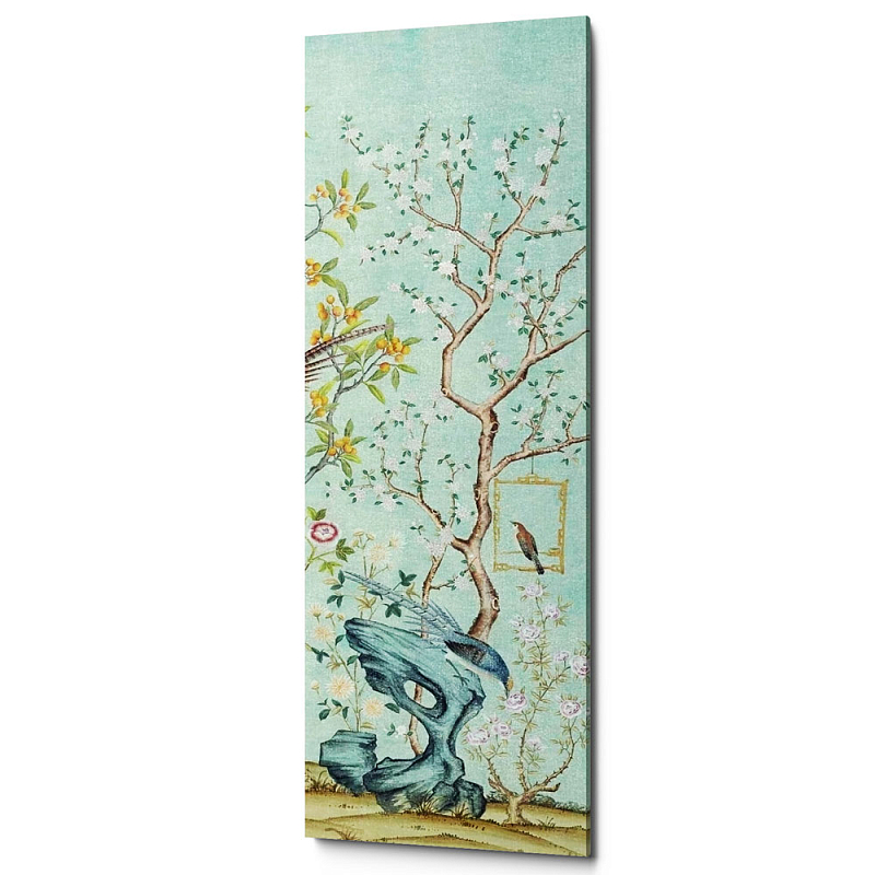 Постер Blue Chinoiserie 5 Голубой пастельный Постер Blue Chinoiserie 5 Голубой пастельный в Твери | Loft Concept