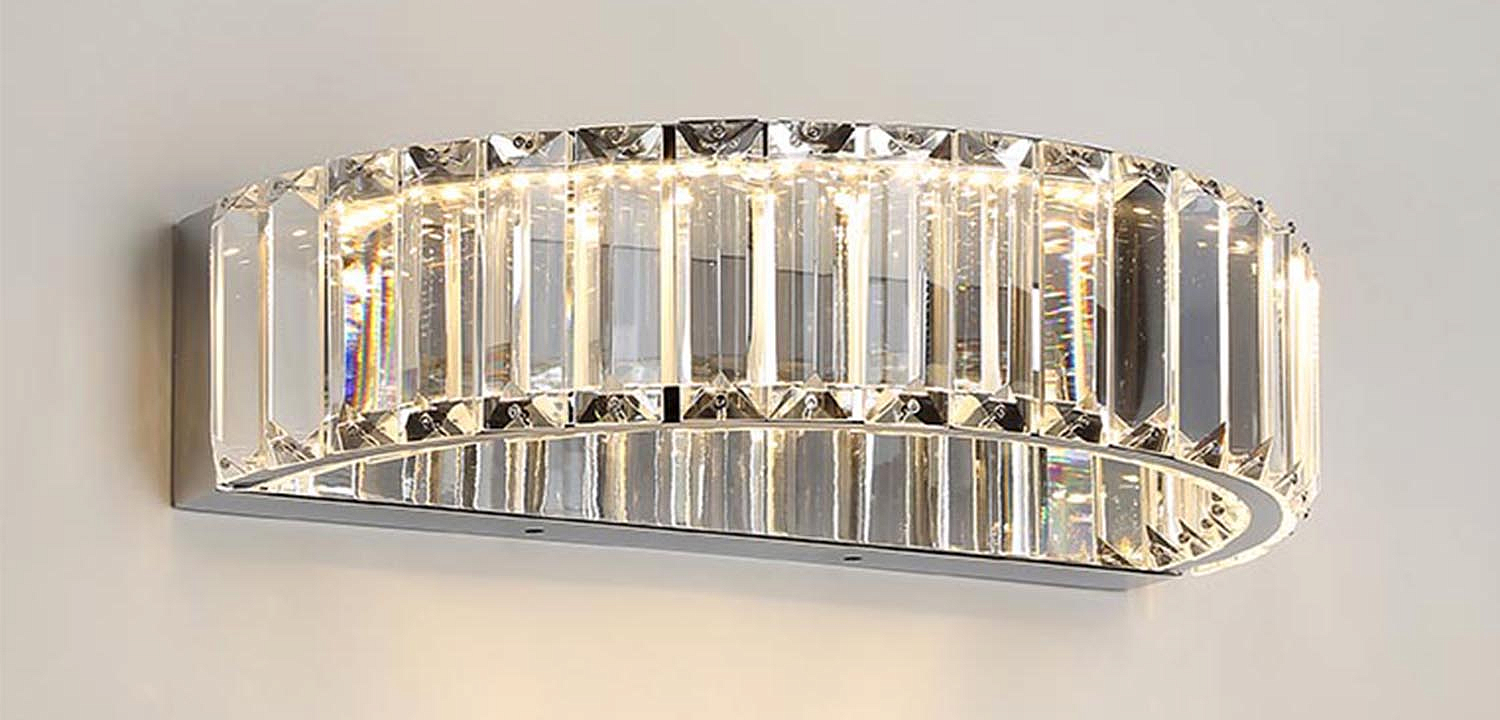 Бра Crystal Shine Linda Chrome Wall Lamp A Бра Crystal Shine Linda Chrome Wall Lamp A - Loft-Concept в Твери