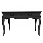 Консоль черного цвета из массива бука в стиле прованс Black Provence варинант исполнения - 2 | Loft Concept в Твери