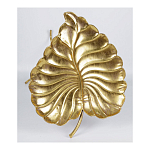 Столик приставной с столешницей Тропический лист Tropical Forest gold варинант исполнения - 4 | Loft Concept в Твери