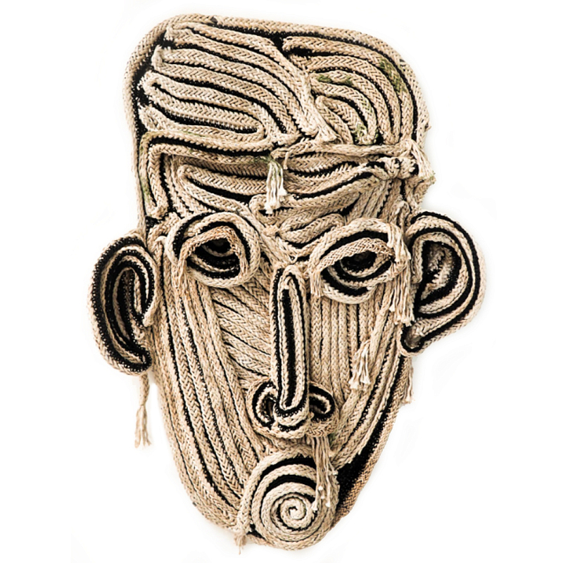 Арт-Объект из нитей Черно-Белый портрет Joana Schneider  Бежевый Черный в Твери | Loft Concept 