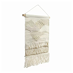 Панно из шерсти и хлопка с узором Beige Calista Serene варинант исполнения - 1 | Loft Concept в Твери