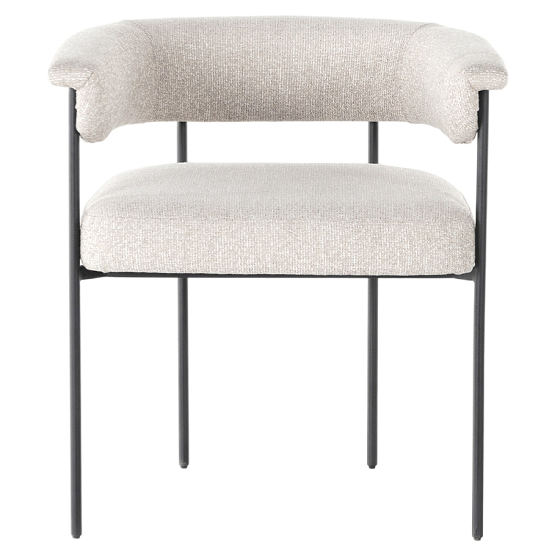 Стул мягкий в современном стиле Practical Modern Chair Черный Бежевый в Твери | Loft Concept 