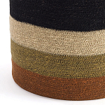 Плетеная корзина в полоску Iweala Wicker Basket варинант исполнения - 2 | Loft Concept в Твери