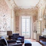 Обои ручная роспись Earlham Almost Mauve варинант исполнения - 2 | Loft Concept в Твери