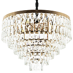 Люстра с прямоугольными хрустальными подвесками Lunet Crystal Rectangulars Chandelier 12 варинант исполнения - 1 | Loft Concept в Твери