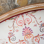 Трехместный диван из массива бука бежевый с растительным орнаментом Raffael Renaissance Beige Sofa варинант исполнения - 5 | Loft Concept в Твери