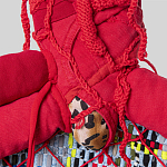 Настенный ковер разноцветный из одежды Heart варинант исполнения - 4 | Loft Concept в Твери