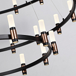 Люстра подвесная с тремя круглыми ярусами и цилиндрическими плафонами Arnaut Light варинант исполнения - 5 | Loft Concept в Твери