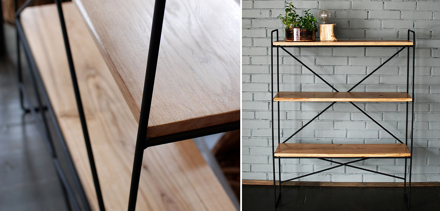 Стеллаж Ridley Industrial Metal Rust Rack Стеллаж Ridley Industrial Metal Rust Rack - Loft-Concept в Твери