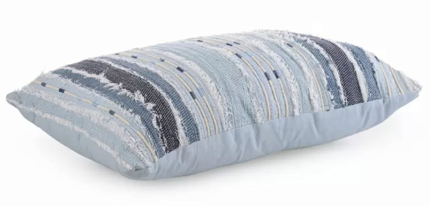 Подушка Blue Ikat stripes Подушка Blue Ikat stripes - Loft-Concept в Твери