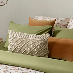 Чехол на подушку с макраме бежевого цвета Macrame варинант исполнения - 7 | Loft Concept в Твери