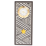 Часы подарочные настольные в виде погона Генерала из натурального камня Змеевик Silver Military Clock варинант исполнения - 10 | Loft Concept в Твери