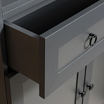 Стеллаж с ящиком и 2-мя дверцами Percent Rack варинант исполнения - 6 | Loft Concept в Твери