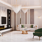 Бра с подвесками из рифленного стекла в форме капель Textured Glass варинант исполнения - 4 | Loft Concept в Твери