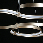 Люстра подвесная светодиодная в виде волнообразной ленты Ribbon Vortex варинант исполнения - 22 | Loft Concept в Твери