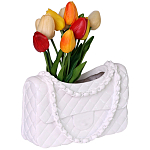 Кашпо в виде сумки Bag Vase White варинант исполнения - 1 | Loft Concept в Твери
