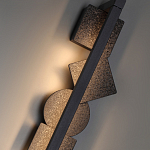 Бра вертикальное с черными кругами и квадратами Gravyura варинант исполнения - 2 | Loft Concept в Твери