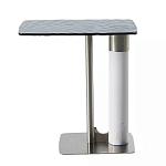 Дизайнерский журнальный стол с прямоугольной рельефной столешницей Nord варинант исполнения - 1 | Loft Concept в Твери