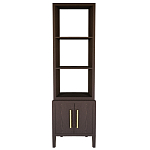 Этажерка Primo с тумбой шпон темный орех варинант исполнения - 1 | Loft Concept в Твери