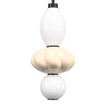 Подвесной светильник фигурный с керамическими элементами Light Fragrant варинант исполнения - 4 | Loft Concept в Твери