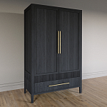 Шкаф платяной Primo с выдвижными ящиками шпон Светлый дуб варинант исполнения - 3 | Loft Concept в Твери