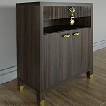 Комод Elsa Dreams Walnut Двухстворчатый  варинант исполнения - 3 | Loft Concept в Твери