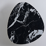 Бра треугольной формы из искусственного мрамора черного цвета Длина 47 см Ginger & Jagger варинант исполнения - 1 | Loft Concept в Твери