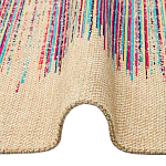 Ковер с геометрическим узором из комбинированного состава Full rhythm варинант исполнения - 2 | Loft Concept в Твери