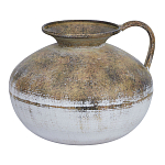 Ваза металлическая с ручкой Bygone Era варинант исполнения - 1 | Loft Concept в Твери