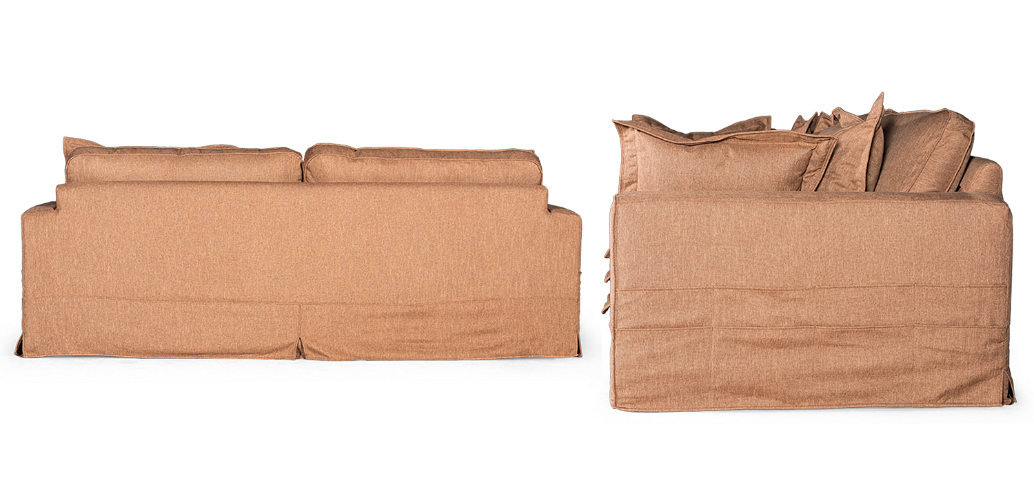 Диван Evelyn Textile Brown Sofa Диван Evelyn Textile Brown Sofa - Loft-Concept в Твери