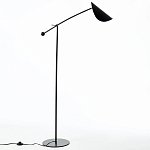 Торшер с поворотным плафоном Aracea Black Floor Lamp варинант исполнения - 13 | Loft Concept в Твери