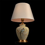 Настольная лампа бежевая с изображением птиц Slip Away варинант исполнения - 4 | Loft Concept в Твери