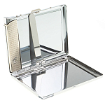 Портсигар на 10 сигарет с газовой зажигалкой из натурального камня Змеевик Светлый Stone Cigarettes Cases варинант исполнения - 2 | Loft Concept в Твери