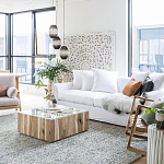 Подвесной светильник вертикальной овальной формы украшенный белыми круглыми бусинами Gradient Oval Pendant Lamp White варинант исполнения - 5 | Loft Concept в Твери