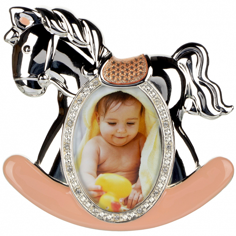 Фоторамка детская Childhood Corner Pony Серебристый Розовый Голубой Фоторамка детская Childhood Corner Pony Серебристый Розовый Голубой в Твери | Loft Concept