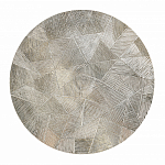 Кофейный столик с рельефной столешницей из металла Aplika Silver варинант исполнения - 3 | Loft Concept в Твери