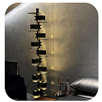 Торшер с каркасом из множества полок Links варинант исполнения - 1 | Loft Concept в Твери