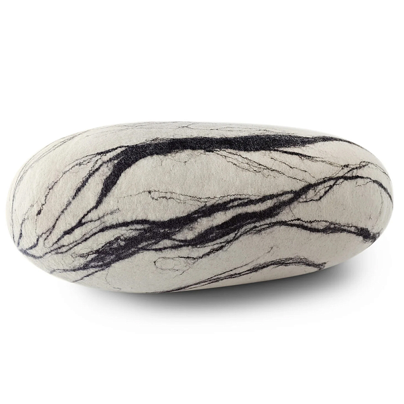 Пуф - Камень Nullah Черно-белый в Твери | Loft Concept 