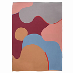 Плед из хлопка с абстрактным принтом Elysian Flow Ember варинант исполнения - 1 | Loft Concept в Твери