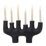 Подсвечник алюминиевый черный Ember варинант исполнения - 1 | Loft Concept в Твери