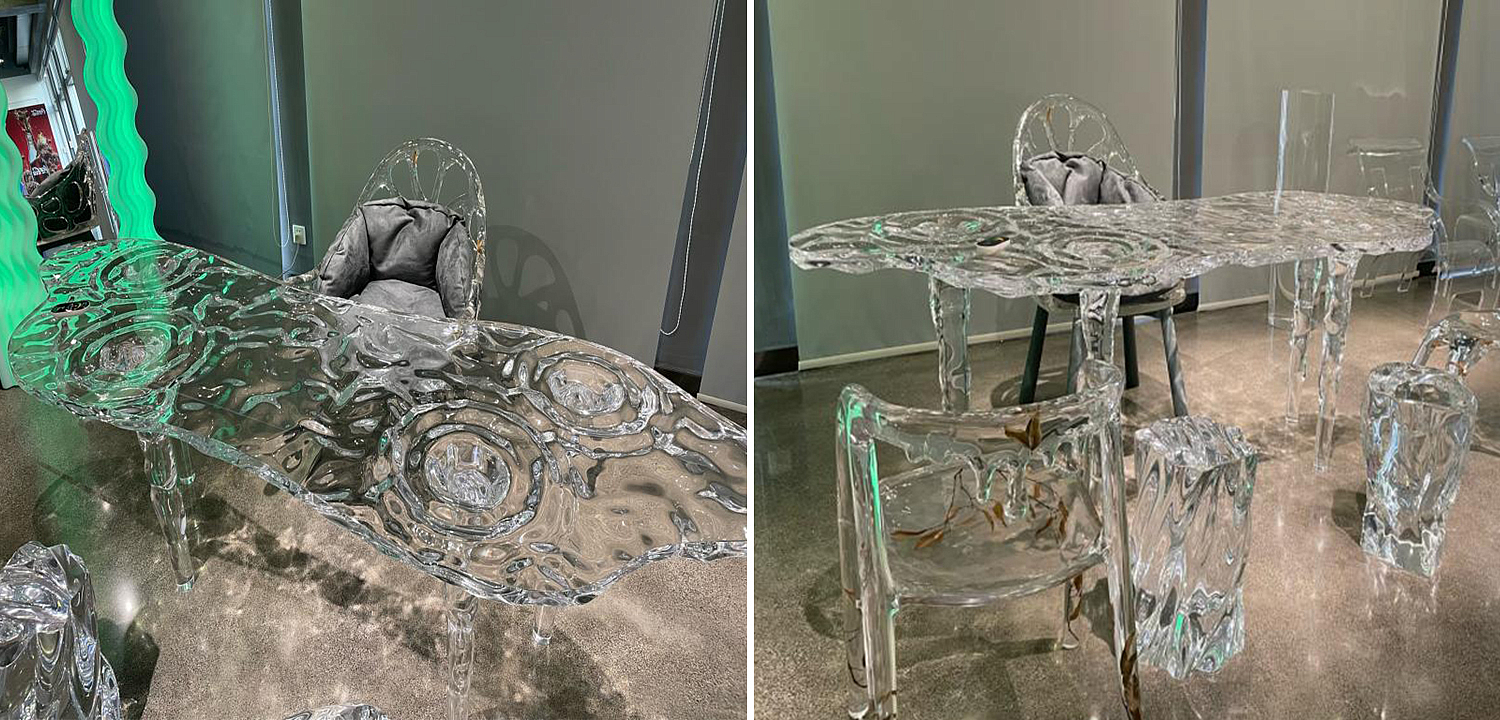 Дизайнерский Стол из прозрачного Акрила Crystal Icicle Table Дизайнерский Стол из прозрачного Акрила Crystal Icicle Table - Loft-Concept в Твери