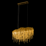 Люстра подвесная с металлическими цепочками и изогнутыми металлическими дугами 72 см Atlantis Chain варинант исполнения - 15 | Loft Concept в Твери