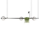 Подвесной линейный светильник Barbell варинант исполнения - 1 | Loft Concept в Твери