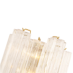 Бра с вертикальными стеклянными подвесками Hexagon Tube Light варинант исполнения - 4 | Loft Concept в Твери