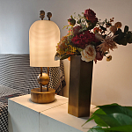 Настольная лампа в виде фонаря с белым фактурным абажуром Echoes of Light варинант исполнения - 4 | Loft Concept в Твери