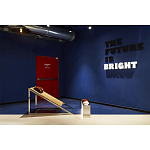 Дизайнерское кресло на металлическом каркасе с подставкой для ног Poltronova Mies Armchair варинант исполнения - 11 | Loft Concept в Твери