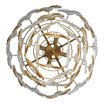 Люстра конусообразная с цветочными мотивами Light Floral Glow варинант исполнения - 6 | Loft Concept в Твери